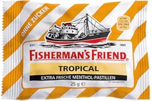 Fishermans Friend - Viele Sorten, auch die, die es in Deutschland nicht gibt. FISGUS - krass-shoppen-de (Tropical o.Z.)