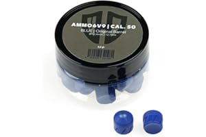‎HOMEDEFENCE-24 HomeDefence-24 Munition Ammo6v9 | HDR50 | Blau 3,2g | POLYURETHAN | MAXIMALE Power | Cal. 50 Variante Blau - Original Lauf