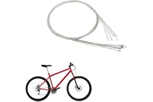 VGEBY Stainless Steel Gear Shifter Cable, Bicycle Replaceable Inner Shift Derailleur Wire 2m