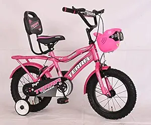 Kid Bicycle 3-5 Years Size 14T Unisex Cycle in Steel Rim EVA Tubeless Tyre Color Pink