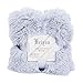 Produktbild Wawer Flauschig Teppich Kuscheldecke Wohndecke Tagesdecke Microfaser Kunstfell Decke für Couch Bett Nachahmung Fell Optik Gemütliches Schaffell Bettvorleger Sofa Matte 130 x160 cm (Grau)