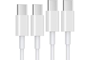 JJCALL iPhone 17/16/15 Charger Cable 60W,2Pack 1+1.8M Apple USB C to USB C Fast Charging Cable for iPhone17/16/15/15 Plus/15 Pro/15 Pro Max, iPad Pro/Air/Mini,Mac