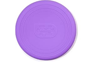 Bigjigs Toys Frisbee Flying Disc (viola lavanda) – Frisbee in silicone per bambini, dischi volanti di qualità, giocattoli da spiaggia e giocattoli da giardino, giocattoli per le vacanze per i più