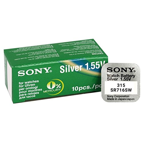 Boite de 10 Piles 315 SR716SW Sony