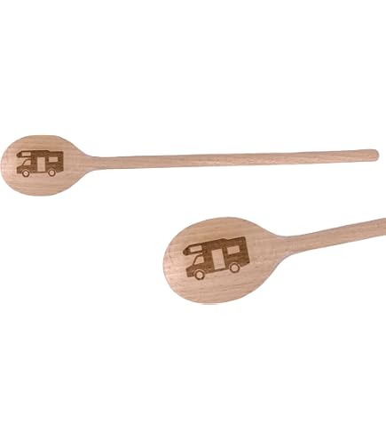 Frühstücksbrettchen Holz Mit Gravur – 'Zuhause Ist Wo Wir Parken', 22x12 Cm, Camping-Geschenk