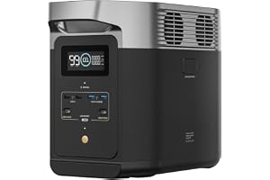 EcoFlow DELTA 2 bärbar kraftstation med utbyggbar kapacitet från 1 till 3 kWh, LFP-batteri, endast små defekter i förpackning