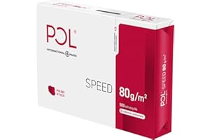 IGEPA POLSPEED Kopier- und Druckerpapier, A4, 500 Blatt, 80 g/m², weiß