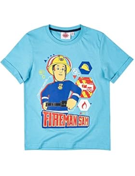 Feuerwehrmann Sam T-Shirt hellblau