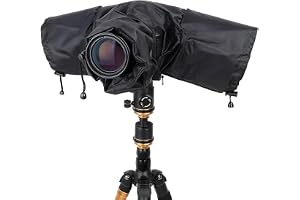 Vattentätt regnskydd i nylon för DSLR-reflexkameror, regnskydd kompatibelt med Fujifilm, Nikon, Canon, Sony med genomskinligt