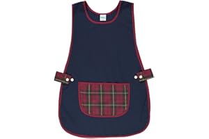 Siry Work Grembiule Scuola Infanzia, Cucina Donna, Taglia Unica, Regolabile in Vita con Due Bottoni che lo Rendono Facile da Indossare, Made in Italy, Art. Dalia