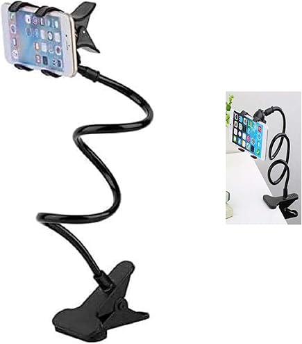 Supporto A Braccio Extra Lungo Per Cellulare - Con Morsetto, Universale, Per Letto E Scrivania