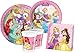 Produktbild Ciao Y2515 – Kit Party Party in-Disney Princess für 24 Personen (112 Stück: 24 große Teller, 24 Teller Medi, 24 Gläser, 40 Servietten)