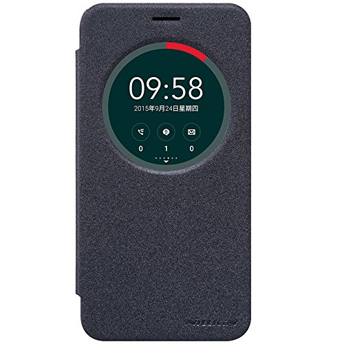 ASUS ZenFone 2 Laser ZE500KL 5 0-Inch Funda Case - IVSO Slim Armor Cover Funda Protectora para ASUS ZenFone 2 Laser ZE500KL Smartphone  Slim Book Series - Negro 