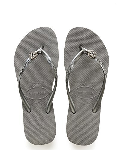 Preisvergleich Produktbild Havaianas Womens Slim Epic Sandals 4136933, Steel Grey, 37 / 38