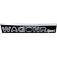 CAR SAAZ Alpha Letter Sports Grill Compatible with WagonR Type 5(2019-2022) White