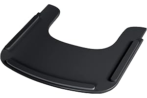 roba Wooden Tray for Sit Up Flex Evolutive High Chair - Removable - Quick Installation - Compatible with Safety Harness - Easy to Clean - Black