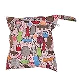 Wasserdichte Baby Reißverschluss Windeltasche Nass Trocken Schwimmen Reise Tote # 11 - Wald