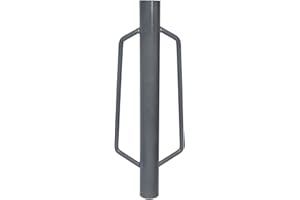 WILTEC Zaunpfahl-Ramme für Pfosten bis Ø76mm präzises Einschlagen beim Zaunbau Handramme Pfostenramme