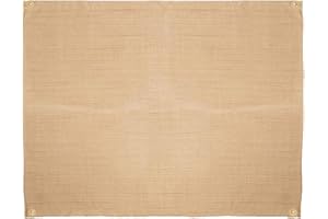 ONIPHIA Fiberglas Schutz Decke, Glutmatte, Feuer Grube Matte, Feuerfeste Matte, Matte unter dem Grill feuerfeste Unterlage mit feuerhemmendem Material Schutzen Deck, Terrasse, Rasen von Knallen (80 * 95cm)