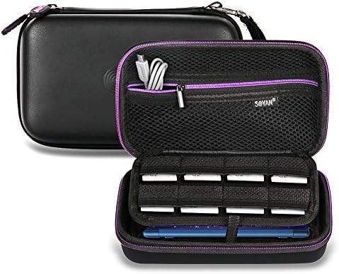Genorth® New 3DS XL Case EVA Travel Bag Carry Case Hard Pouch All in One for New Nintendo 3DS XL