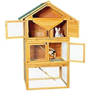 XXL Hasenstall Kaninchenstall Freigehege Freilauf Käfig Nagerkäfig Hasen