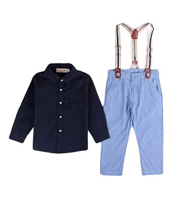 jeans with attached suspenders