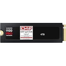 Samsung 9100 PRO Heatsink NVMe M.2 SSD, 4 TB, PCIe 5.0