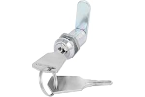 UXCELL Sourcingmap Mailbox Tool Box Locking 12mm x 20mm Security Cylinder Cam Lock w 2 Keys