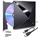 Produktbild H&L Externes CD DVD Laufwerk Brenner USB 3.0 2.0 1.0 Type C mit Hilfs Stromanschluss, Tragbar CD DVD VCD Leser Player Drive für Laptop Desktop PC Mac OS, MacBook Air Pro, Windows 98/7/8/10/XP/VISTA