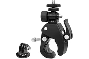Sportway Handlebar Bike Camera Mount Gopro Mount for Cameras/Video Lights/Monitors