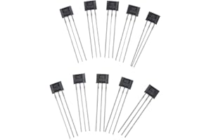 WPPPAN 10PCS 49E OH49E SS49E S49E TO-92 3 Pins Linear Hall Effect Sensor Element Switches Magnetic Detector for Electric Vehicle Motor Repair