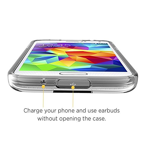 Samsung Galaxy S5 Mini Funda  iVoler TPU Silicona Case Cover Dura Parachoques Carcasa Funda Bumper para Samsung Galaxy S5 Mini   Ultra-delgado   Shock-Absorci  n   Anti-Ara  azos   Transparente - Garant  a Incondicional de 18 Meses