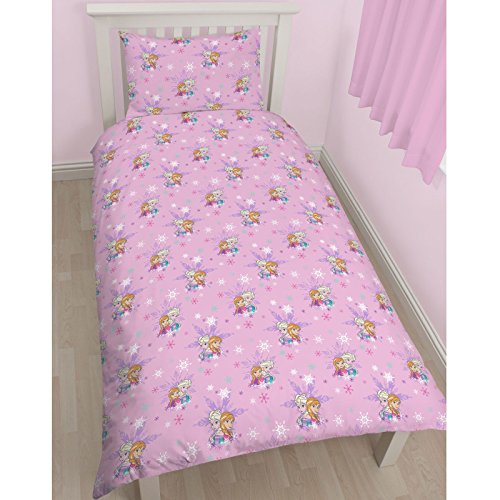Character World Disney „Frozen Magic“ Rotary Bettwäsche-Set, mehrfarbig, multi, Einzelbett - 3