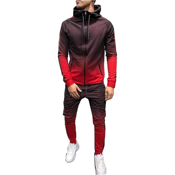 OZONEE CKW02 2-delige set met capuchon en joggingbroek, joggingpak