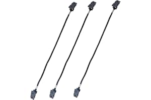 GRANVOO 3 Stück Hat Retainer Clip, 30cm Hut Halter Clips Cap Retainer Clip, Hats Keeper Winddichte Halteclip für Klettern Angeln Camping Bootfahren Segeln Golf Wandern, Schwarz (B)