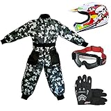 【Guantes Motocrosss Niños】Cierre seguro de la muñeca con velcro