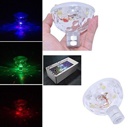 LED Pond Light 5 Light Patterns LED Disco Aqua Glow Light Pond Pool Spa Hot Tub Disco Ball Light