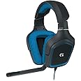 Logitech G430 Gaming Headset, for PC Gaming, 7.1 Surround Sound Headset with Microphone, Compatible with Mac, PC, Xbox, PS4 -