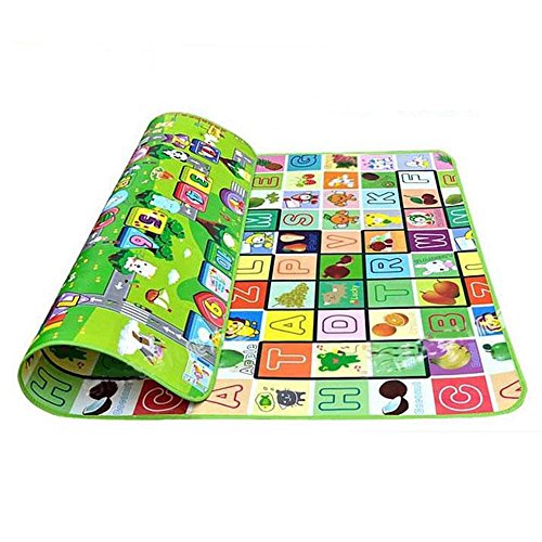 Cido Baby Crawl Jouer Camping Picnic Letter Alphabet Sol Tapis de Tapis 180x200CM