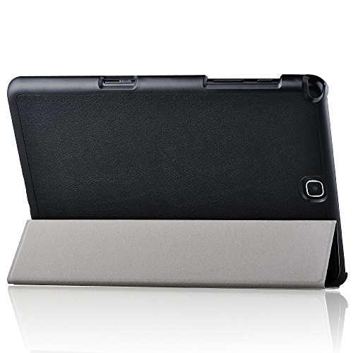 Samsung Galaxy tab A 9.7 hülle Schutzhülle, IVSO hochwertiges PU Leder Etui – mit Standfunktion und automatischem Schlaf Funktion, super 360° Anti-Wrestling, ist für Samsung Galaxy Tab A T550N/T555N 24,6 cm (9,7 Zoll) WiFi Tablet-PC perfekt geeignet, Schwarz - 4