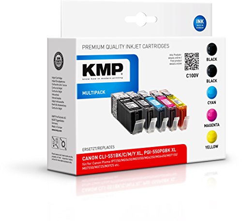 KMP Multipack für Canon Pixma IP7250/MG6350/MG7150, C100V