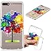 Produktbild Everainy Huawei Honor 7C/Y7 2018/Y7 Prime 2018 Hülle Silikon Transparent Gummi Cover Hüllen für Huawei Honor 7C Handyhülle Stoßfest Durchsichtig TPU Stoßstange Schutzhülle (Baum)