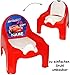 Produktbild 2 in 1: Nachttopf + Kinderstuhl _ Töpfchen / Nachttopf - " Disney Cars Lightning McQueen " - incl. Name - mit großer Lehne + Spritzschutz - WC Stuhl - Plastik - Sitz Babytöpfchen / Kindertopf / Lerntöpfchen - Kinderstuhl - Toilettentrainer Klositz - Toilettensitz Babytopf Rückenlehne - für Kinder Mädchen & Jungen / Toilettenstuhl - Auto Fahrzeug Mater Hook Autoschirm Autos - Car - Fahrzeuge