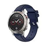 Garmin Fenix Chronos GPS Watch Armband, OverDose Ersatz Sport Silikon Armband Band Strap für Garmin Fenix Chronos GPS (A-Marine, 24cm)