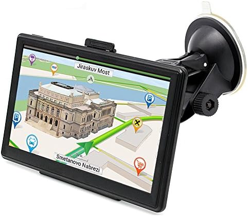 GPS Navigation 7 Inches 8GB for Car Truck Lorry GPS Windows SAT NAV Satellite Navigation System Touchscreen Navigator with HD SpeedCam POI MP3 Lifetime UK EU Maps (Upgraded Version)