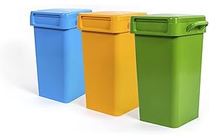 MATTIUSSI Tris CONTENITORI per RIFIUTI NAPO 70L