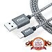 Apple MFi Certified 6ft long Nylon Braided Original Mivi Tough Lightning Cable for iPhone, iPad and iPod, Super fast charging up to 2.4Amps (Black) RS.999.00