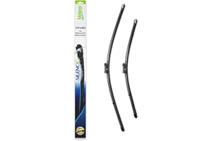 VALEO Silencio Wycieraczki - VF480 - Zestaw Wydajnych, Zapewniajacych Doskonala Widocznosc na Drodze, latwych w Montazu Oryginalnych Plaskich Wycieraczek 750mm/650mm - Przód - Zestaw 2 szt. - 574680