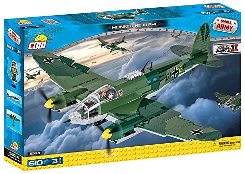 Preisvergleich Produktbild Cobi Konstruktion Spielzeug Flugzeug Kampfjet Jet Heinkel He 111 P-4