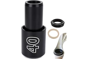 vbaxy Strumento di montaggio per guarnizione antipolvere Forcella antipolvere Driver per attrezzi di montaggio Fox Rockshox Forcella ammortizzata inferiore gamba 30 mm 32 mm 34 mm 35 mm 36 mm 38 mm 40